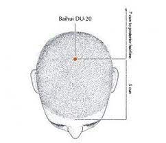 Du20 Du 20 acupuncture point calming effect