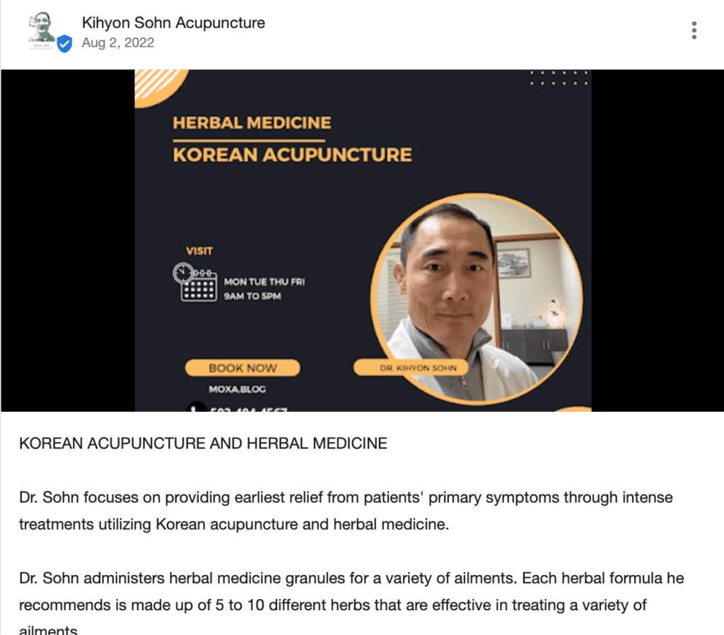 Kihyon Sohn Acupuncture