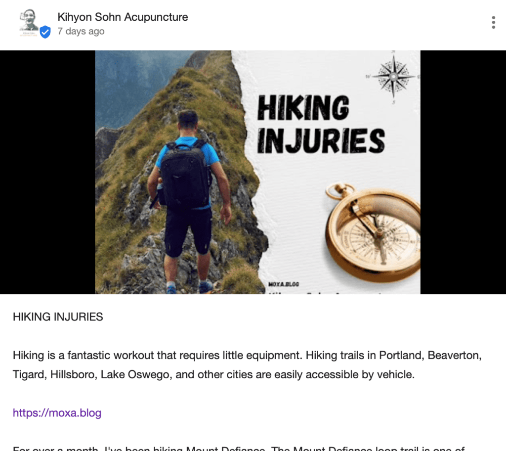 hiking injuries